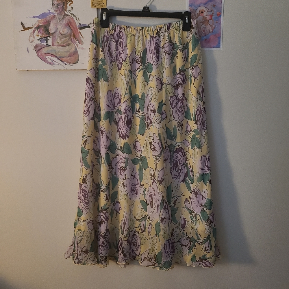 Floral Maxi Skirt